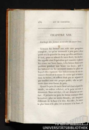 CHAPITRE XIII. Lochage des formes et récolte du sucre brut.