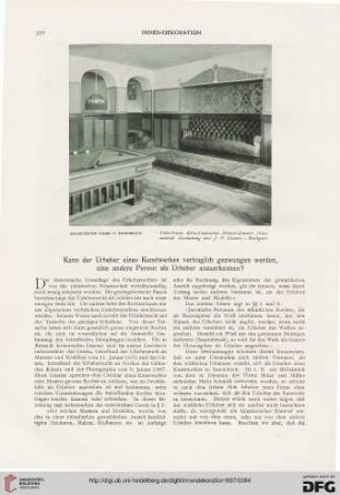 Kann der Urheber eines Kunstwerkes vertraglich gezwungen werden, eine andere Person als Urheber anzuerkennen?