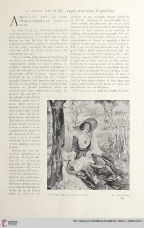 American art at the Anglo-American Exposition