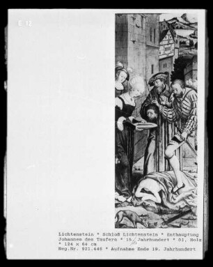 Enthauptung des heiligen Johannes