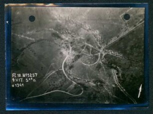 Foto des Geländes bei Vailly-sur-Aisne (Luftbild)