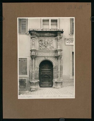 161, Schwäbisch Hall: Renaissance-Portal. (Nr. 3136).
