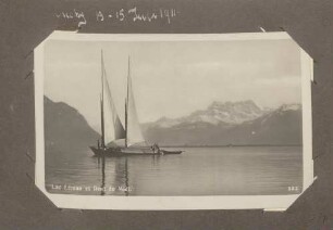 Genfer See und Dent du Midi