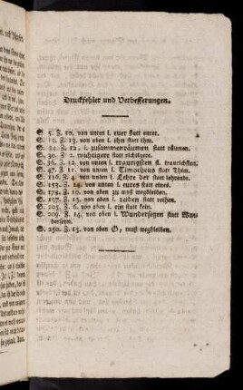 Druckfehler und Verbesserungen