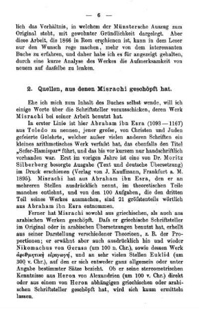 2. Quellen, aus denen Misrachi geschöpft hat.