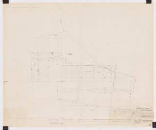 Haus und Garten Ernst Hassler, Oerlinghausen: Absteckplan Kellergeschoss 1:50