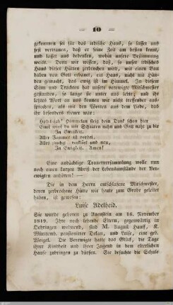 Lebensumstände