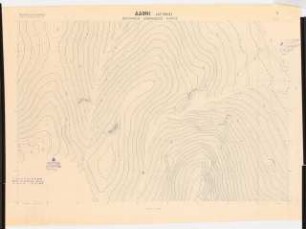 Botanischer Garten Diomedes der Universität Athen: Lageplan mit Höhenlinien 1:1000, Planungsunterlage Blatt 5