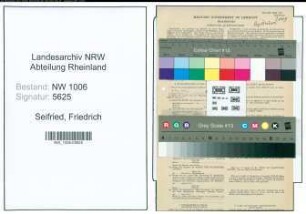 Entnazifizierung Friedrich Seifried , geb. 24.01.1909 (Wachtmeister)