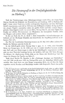 Die Fürstengruft in der Dreifaltigkeitskirche zu Harburg