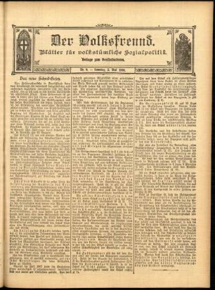 Ausgabe vom Sonntag, den 03. Mai 1908.
