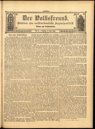 Ausgabe vom Sonntag, den 03. Mai 1908.