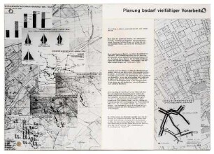 Nr. 18 Planung bedarf vielfältiger Vorarbeiten (Werkbundkiste Stadtplanung - Aufgabe unserer Zeit, Schautafel)