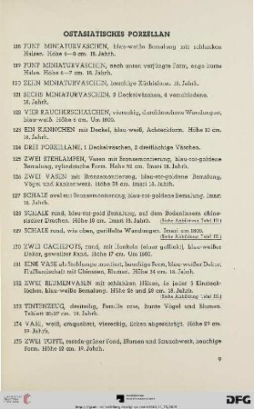 Ostasiatisches Porzellan (Nr. 118-146)