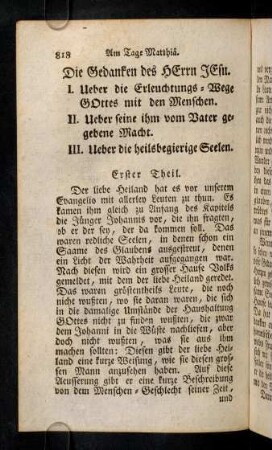 818-825, Erster Theil; Zweyter Theil