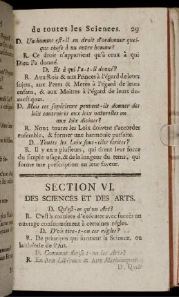 Section VI. Des Sciences Et Des Arts. - Section X. Suite De La Géographie.