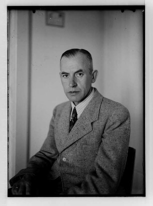 Porträt von Hermann Richter, Ehemann der Fotografin