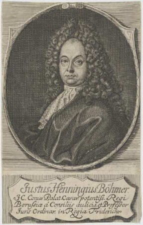 Bildnis des Justus Henningius Böhmer