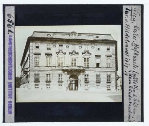 Wien, Österreichische Hofkanzlei (Bundeskanzleramt) : Außenansicht, Fassade zum Ballhausplatz