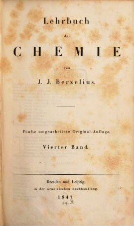 Lehrbuch der Chemie, 4