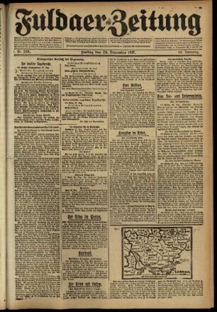 Ausgabe vom Freitag, den 28. Dezember 1917.