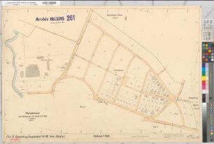Steinfurt (Burgsteinfurt), Umlegung Hollich, Bl.11 Planabdruck Burgsteinfurt Flur 15