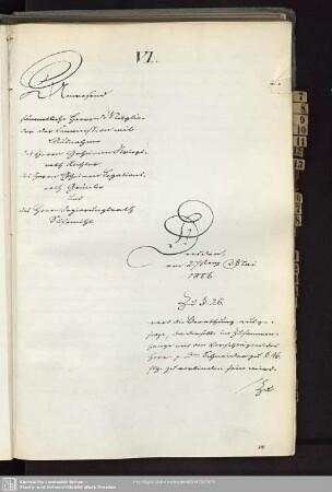 VI., 27. Mai 1856