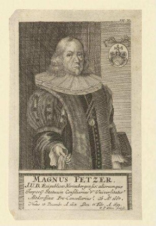 Magnus (I.) Fetzer; geb. 14.12.1614; gest. 15.02.1692