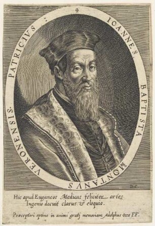 Bildnis des Giovanni Baptista Montano