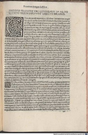 Harmonicum introductorium : [1-4], [4]. De aquaeductu urbis Romae
