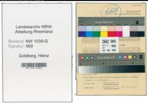 Entnazifizierung Heinz Goldberg , geb. 11.05.1920 ()