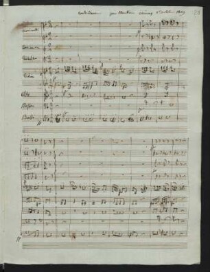 Contredanse; orch; d-Moll