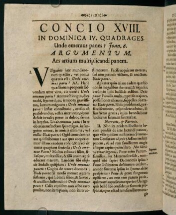 138-145, Concio XVIII. in dominica IV. quadragesimae