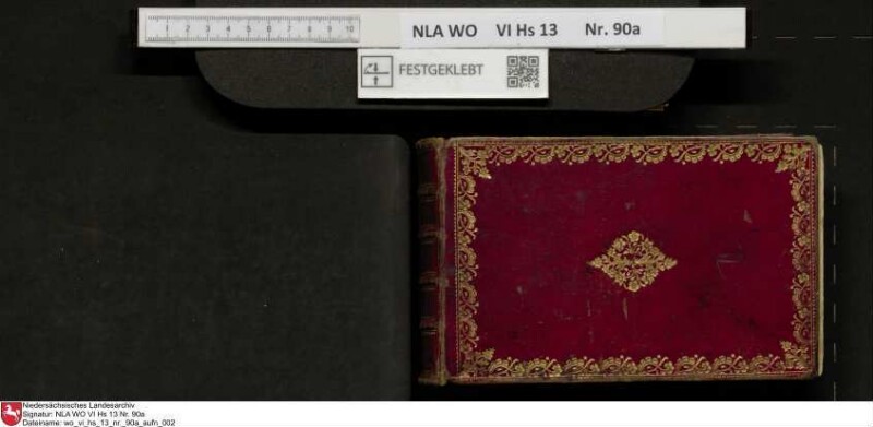 Stammbuch des Ernst Philipp Ludwig Zellmann (1763-1795) aus
                           Braunschweig