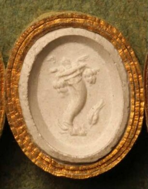Ein Füllhorn als Symbol des Glücks und Überflusses (Daktyliothek, Erstes Mythologisches Tausend)