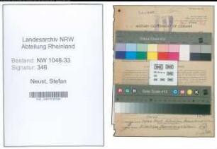 Entnazifizierung Stefan Neust , geb. 27.08.1899 (Lehrer)