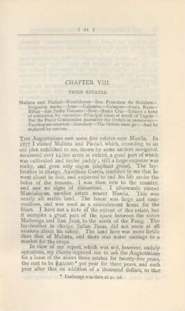 Chapter VIII. Their estates