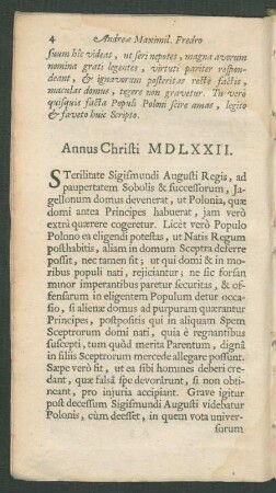 Annus Christi MDLXXII.