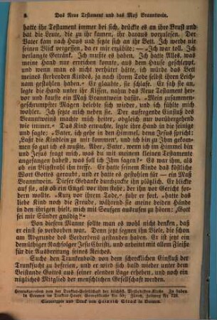 Erzählung eines Predigers in Pennsylvanien : (Hrsg. von der Traktat-Gesellschaft der bischöflichen Methodisten-Kirche.)