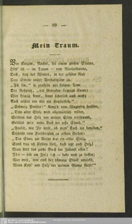 Mein Traum