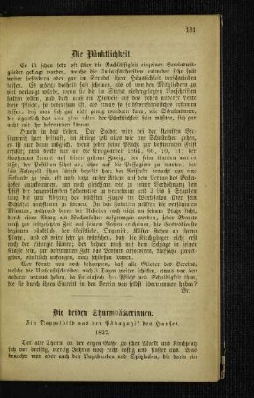 ¬Die¬ Pünktlichkeit