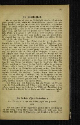 ¬Die¬ Pünktlichkeit