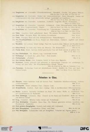 Arbeiten in Glas (Nr. 401-430)