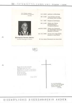 Bützler, Msgr. Theodor