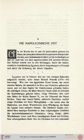 II. Die napoleonische Zeit