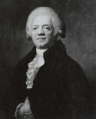 vermutlich Bildnis des Hofbuchhändlers Georg Friedrich Walther