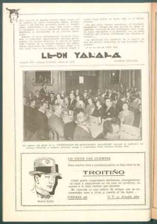 [Vista del homenaje a Antonio Alonso Ríos, celebrado por la] Federación de Sociedades Gallegas