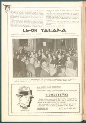 [Vista del homenaje a Antonio Alonso Ríos, celebrado por la] Federación de Sociedades Gallegas