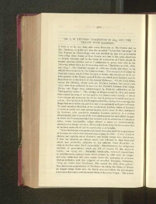 Dardistan in 1893 and the Treaty with Kashmir.