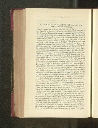 Dardistan in 1893 and the Treaty with Kashmir.